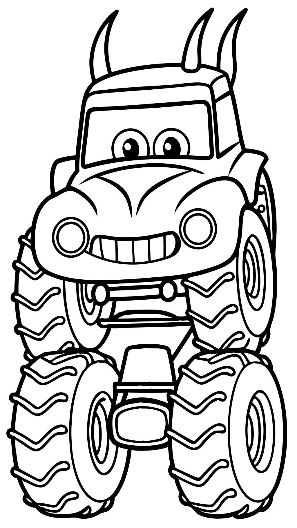 printable monster truck coloring pages